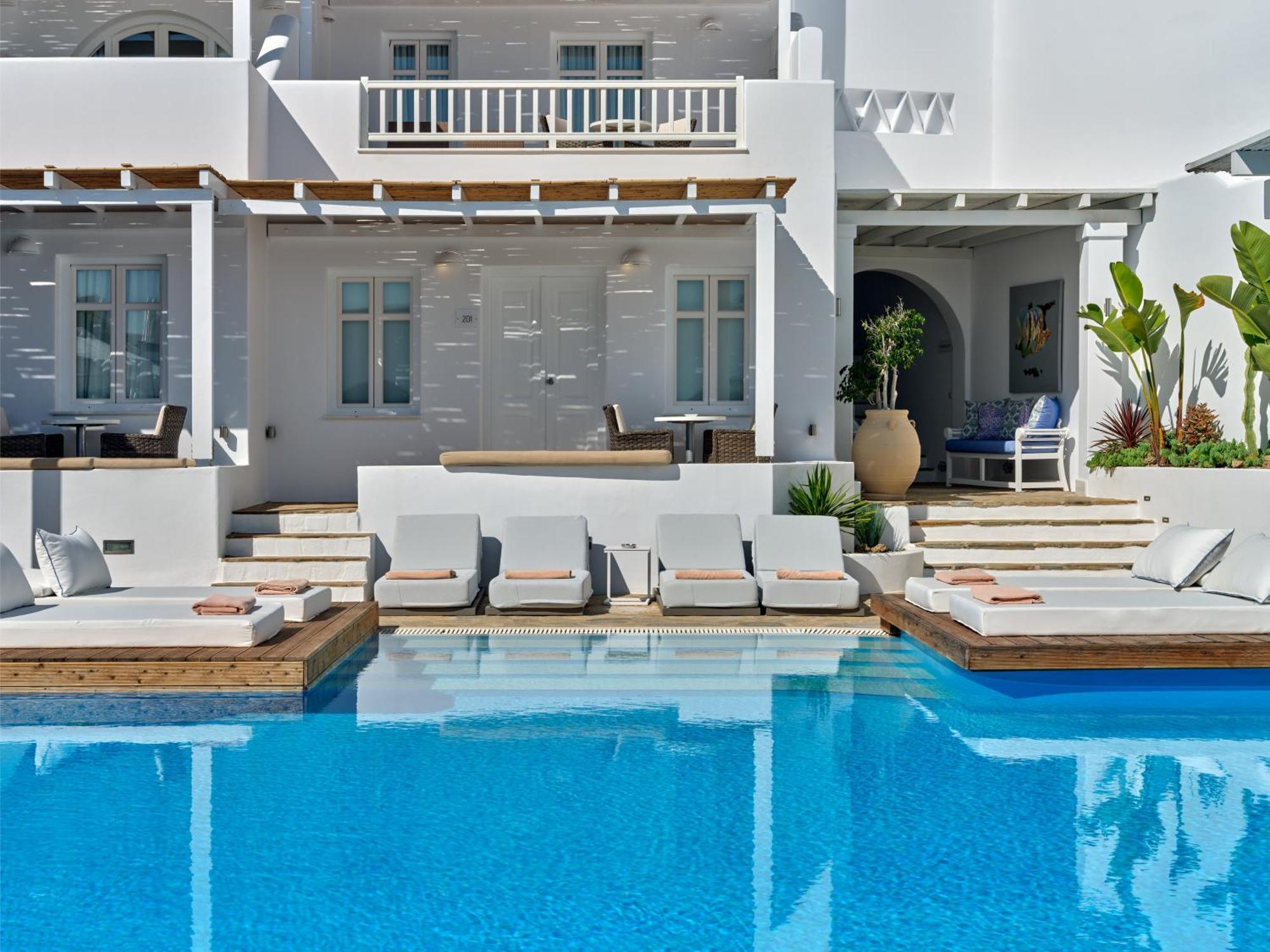 נאוסה Stelia Mare Boutique Hotel מראה חיצוני תמונה